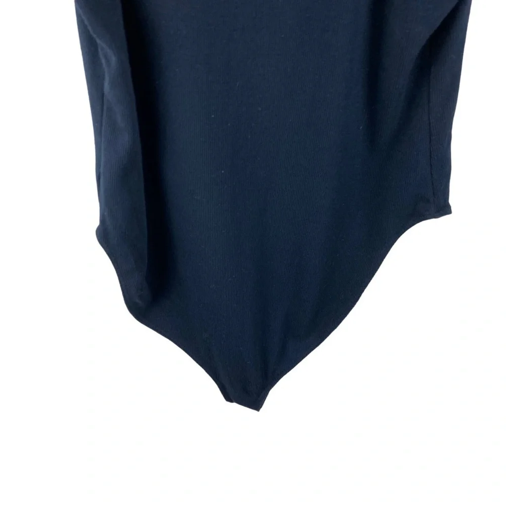 Agolde Rianne Bodysuit High Neck Racerback Ribbed - Picture 12 of 13